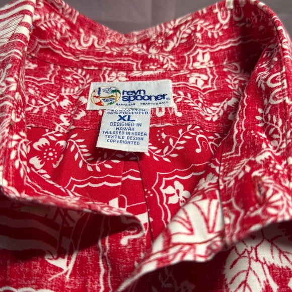 🌴 Vintage Reyn Spooner “Lahaina Sailer” Hawaiian Shirt – 1990s (XL, Red) 🌺 - Picture 6 of 6